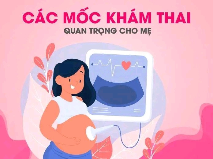 10 mốc khám thai định kì mẹ cần chú ý