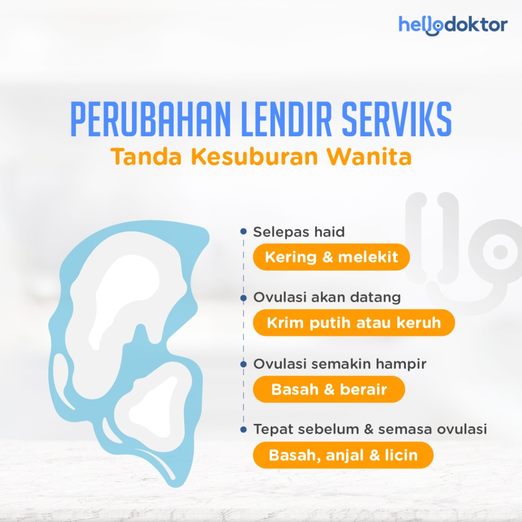 Perubahan lendir serviks tanda kesuburan wanita