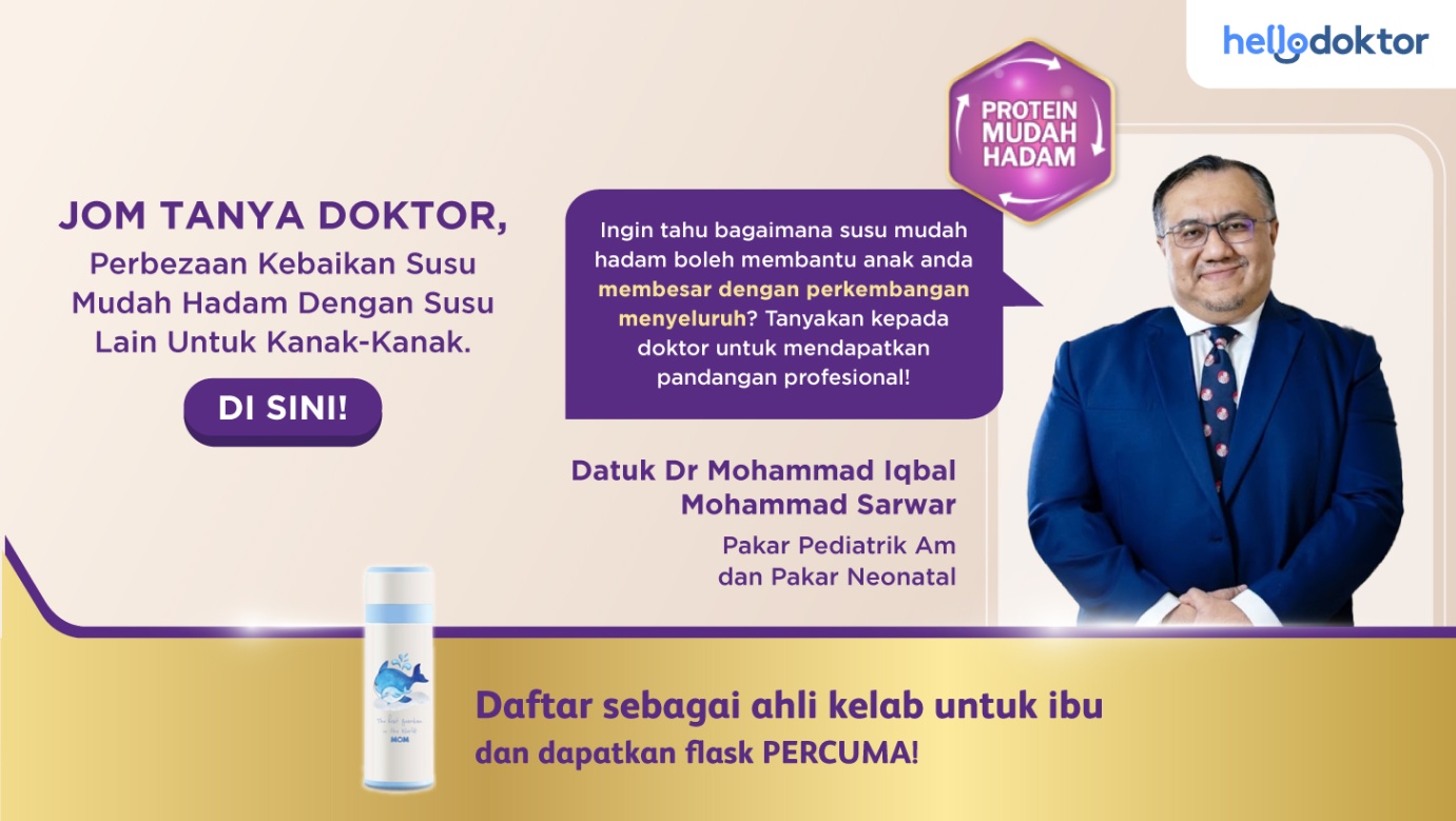 Ibu Bapa, Ketahui Perbezaan Susu Mudah Hadam dan Susu Lain Untuk Anak Anda!