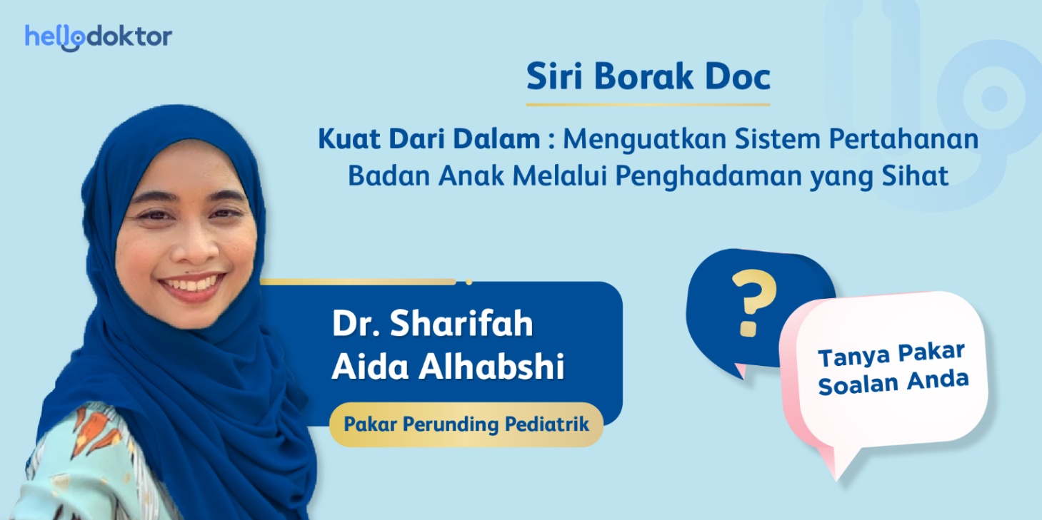 Menguatkan Sistem Pertahanan Badan Anak Melalui Penghadaman Yang Sihat