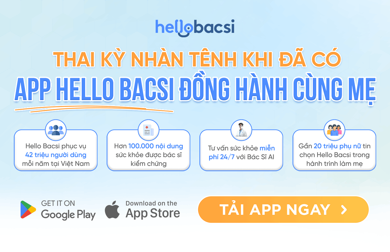 🌟 Thai Kỳ Nhàn Tênh Khi Đã Có App HelloBacsi Đồng Hành Cùng Mẹ! 🌟