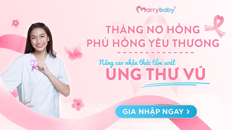 Cùng MarryBaby hưởng ứng Tháng Nơ Hồng: Nâng cao nhận thức về ung thư vú