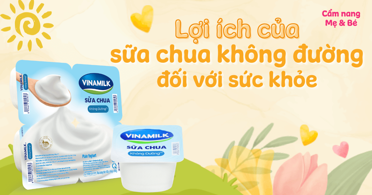 Sữa chua không đường có tác dụng gì