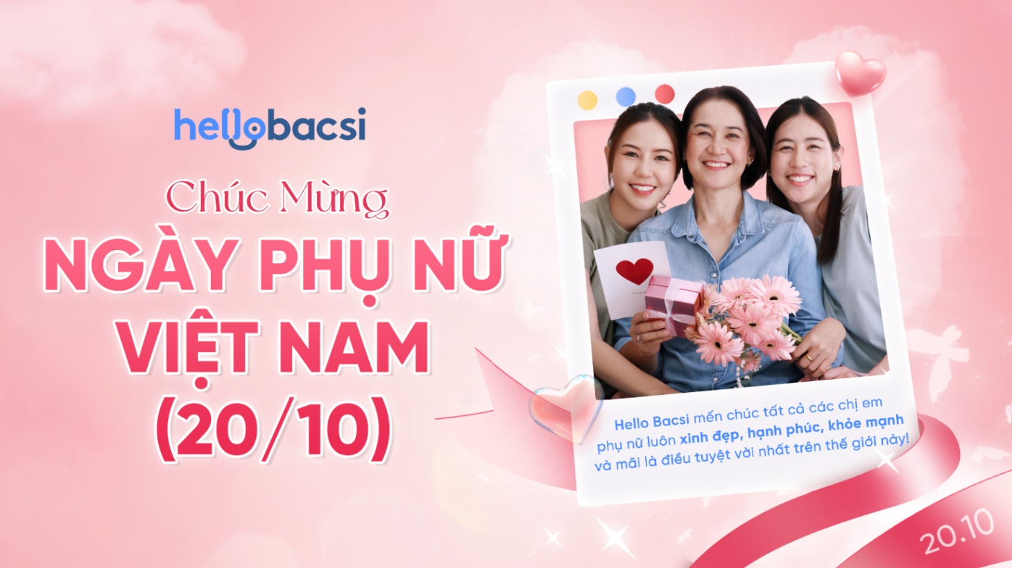 🌸 Chúc mừng ngày Quốc tế Phụ nữ 20/10 🌸