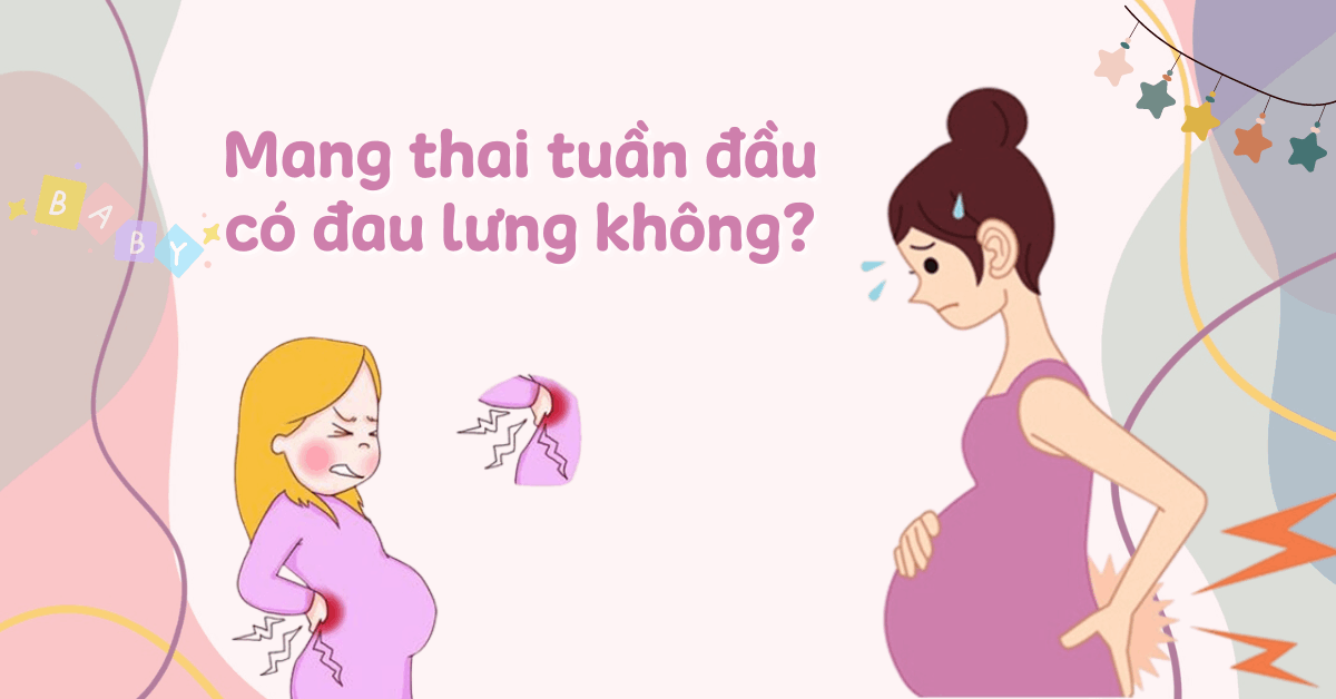 Giải đáp thắc mắc: Phụ nữ mang thai tuần đầu có bị đau lưng không? Nguyên nhân, cách giảm đau và mẹo chăm sóc sức khỏe