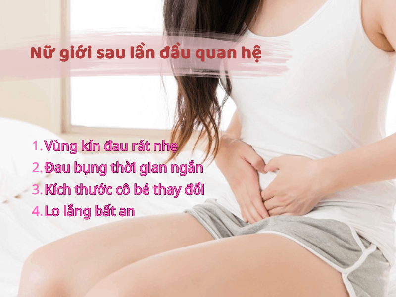 Những biểu hiện sau khi quan hệ lần đầu ở nữ giới: Điều gì là bình thường?