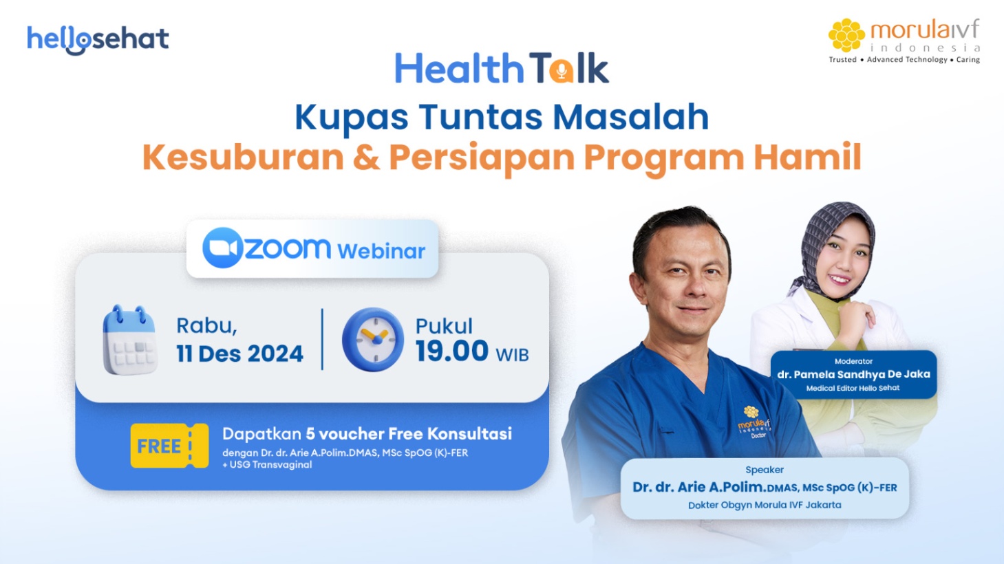 Webinar: Kupas Tuntas Masalah Kesuburan & Persiapan Program Hamil