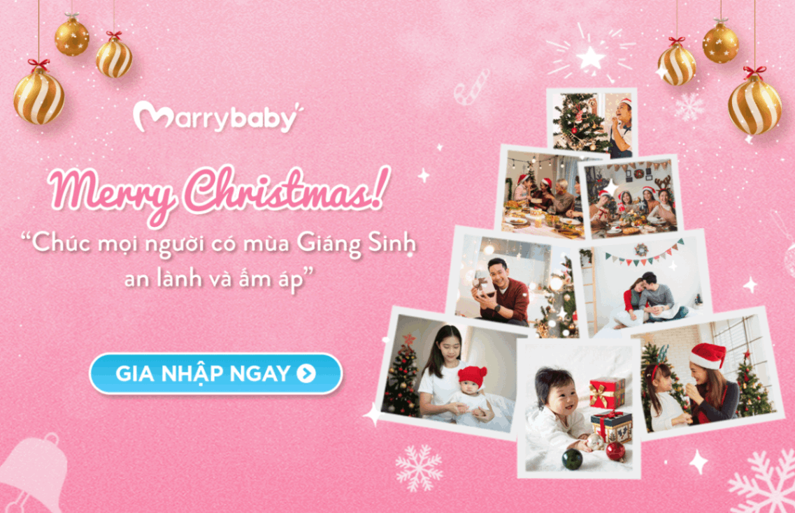 🎄👶 Giáng Sinh Yêu Thương – Mẹ Khỏe, Bé Ngoan! 🎁💚 