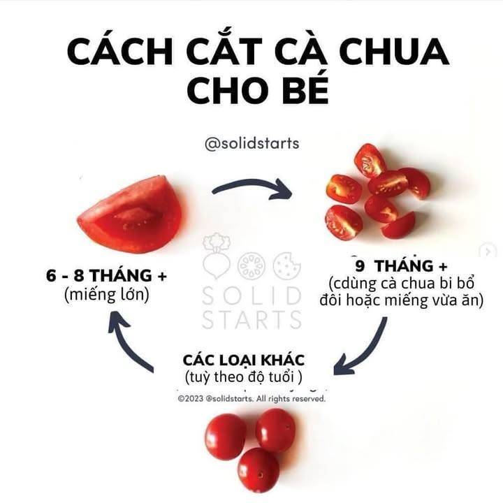 CẮT THỨC ĂN CHO CON ĂN DẶM: SAI MỘT LI ĐỌC BÀI NÀY MÌNH CẮT LẠI NHÉ!