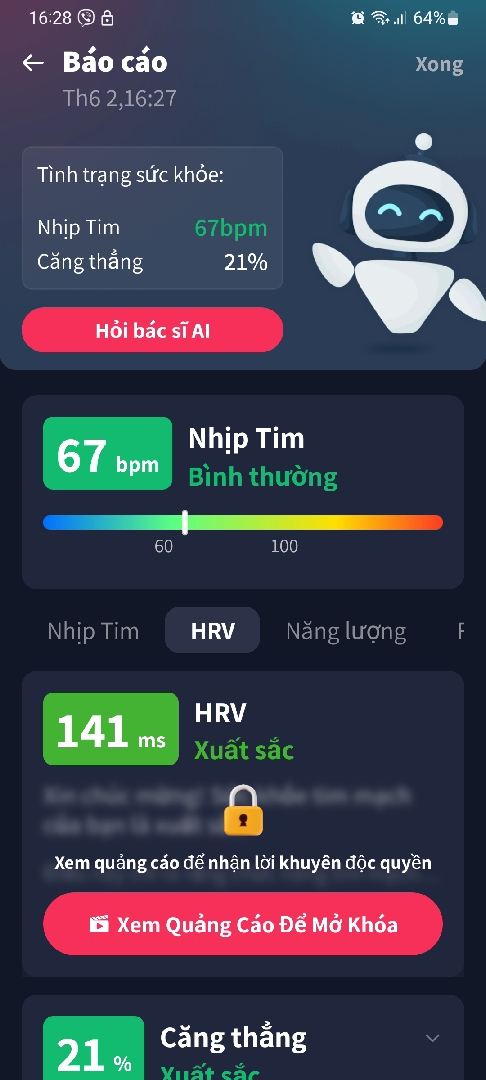 Mình lo lắng về triệu chứng mệt mỏi và nguy cơ đột quỵ